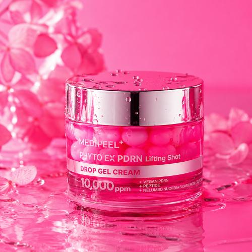 MEDIPEEL - Phyto Ex PDRN Lifting Shot Drop Gel Cream - Liftingový gel krém s veganským PDRN pro glow a pružnější pleť - 50 g