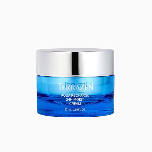 TERRAZEN – Aqua Recharge 24H Moist Cream – Intenzivně hydratační krém s pre- a probiotiky - 50 ml