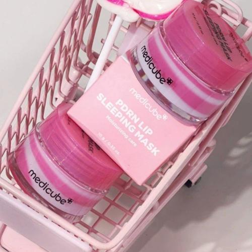MEDICUBE - PDRN Lip Sleeping Mask - Noční regenerační maska na rty - 10 g
