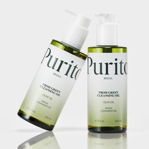 PURITO – From Green Cleansing Oil – Jemný odličovací olej z rostlinných olejů - 200 ml