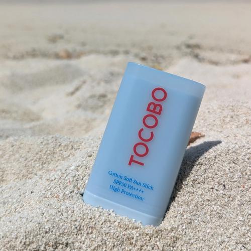 TOCOBO – Cotton Soft Sun Stick SPF50+ PA++++ - Opalovací stick se sametovým finišem - 19 g