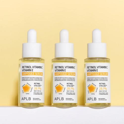 APLB – Retinol Vitamin C Vitamin E Ampoule Serum – Vyhlazující sérum s retinolem a vitaminy - 30 ml