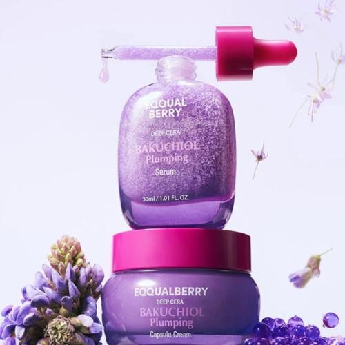 EQQUALBERRY – Bakuchiol Plumping Capsule Cream – Liftingový krém s bakuchiolem a peptidy