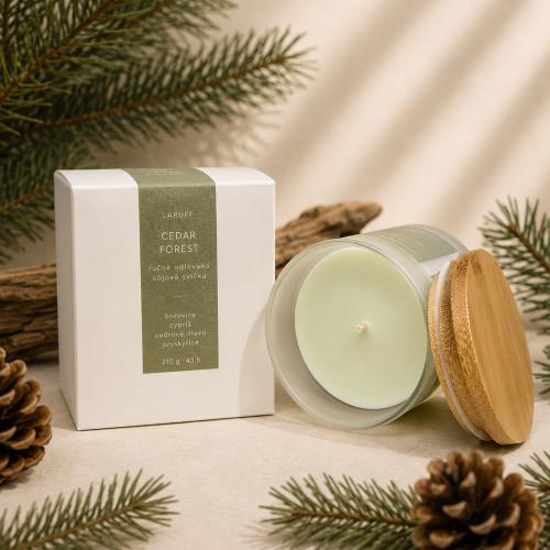 Cedar Forest - vonná sójová svíčka - 210 g