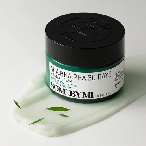 SOME BY MI – AHA·BHA·PHA 30 Days Miracle Cream – Zklidňující krém s pupečníkem asijským a kyselinami - 60 g