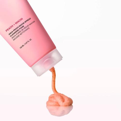ANUA - Peach Niacin Spread Cleansing Foam - Rozjasňující čisticí pěna s broskví a niacinamidem - 150 ml