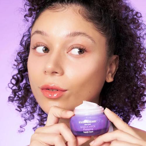 EQQUALBERRY – Bakuchiol Plumping Capsule Cream – Liftingový krém s bakuchiolem a peptidy