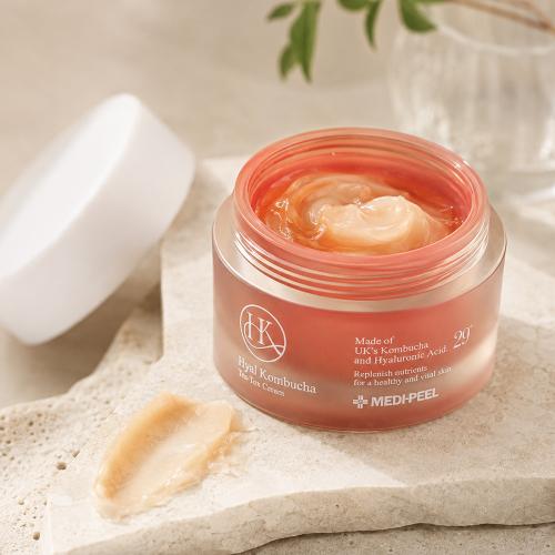 MEDIPEEL - Hyal Kombucha Tea-Tox Cream - Dvoufázový krém s kombuchou a ceramidy - 50 ml