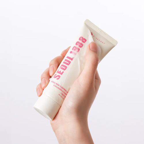 K-SECRET - SEOUL 1988 Sleeping Mask : Collagen Complex 7 + Red Bean - Noční kolagenová maska pro glow a pružnější pleť - 60 ml