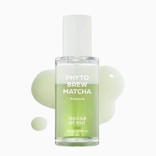 HOUSE OF HUR – Phyto Brew Matcha Ampoule – Zklidňující a vyživující pleťové sérum - 50 ml