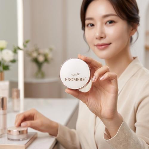 TIME72 EXOMERE - Recovery Balm Plus SPF35 PA++ - Rozjasňující ochranný cushion s SPF