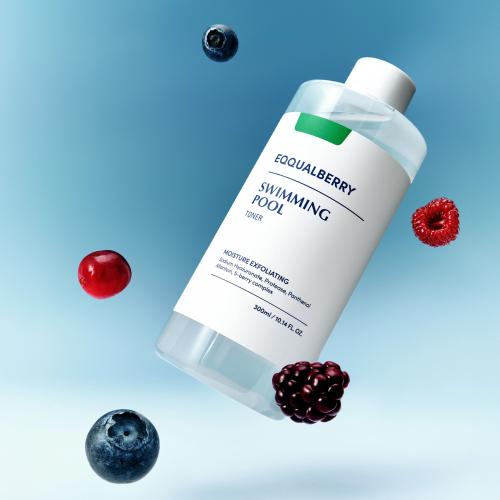 EQQUALBERRY – Swimming Pool Toner – Hydratační a vyhlazující pleťový toner - 155 ml