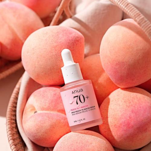ANUA – Peach 70 + Niacin - Rozjasňující sérum s broskvovou vodou - 30 ml