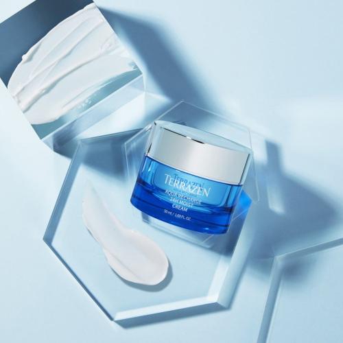 TERRAZEN – Aqua Recharge 24H Moist Cream – Intenzivně hydratační krém s pre- a probiotiky - 50 ml