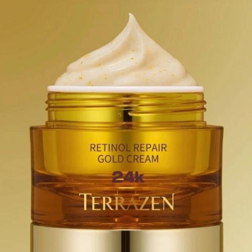 TERRAZEN - Retinol Repair Gold Cream - Regenerační krém s retinolem a 24K zlatem