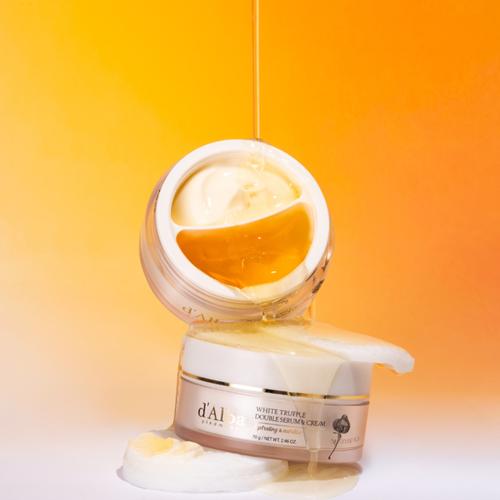 d'Alba - White Truffle Double Serum & Cream - Pleťový krém a sérum 2v1 proti vráskám- 70g