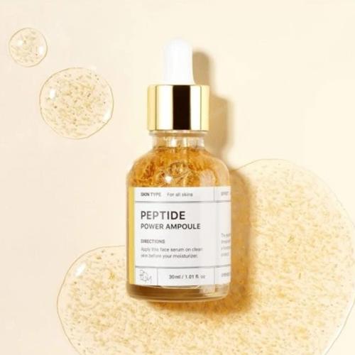 B.O.M. – Peptide Power Ampoule – Intenzivní sérum s peptidy, fermenty a 24K zlatem - 30 ml