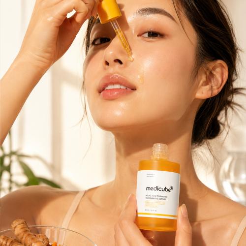 MEDICUBE - Kojic Acid Turmeric Niacinamide Serum - Rozjasňující sérum proti pigmentovým skvrnám - 30 ml