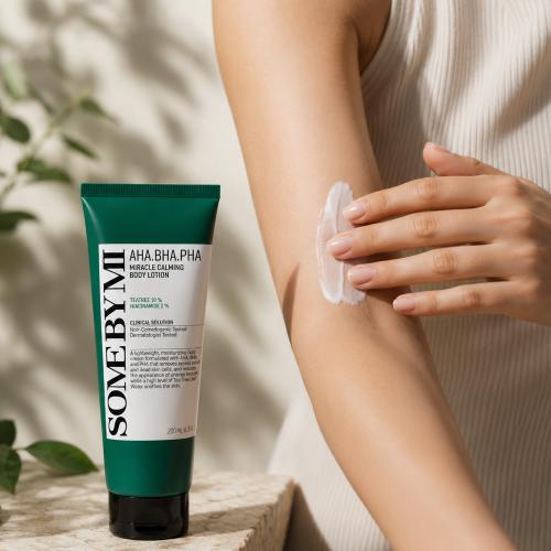 SOME BY MI - AHA.BHA.PHA Miracle Calming Body Lotion - Zklidňující tělové mléko pro problematickou pokožku - 200 ml