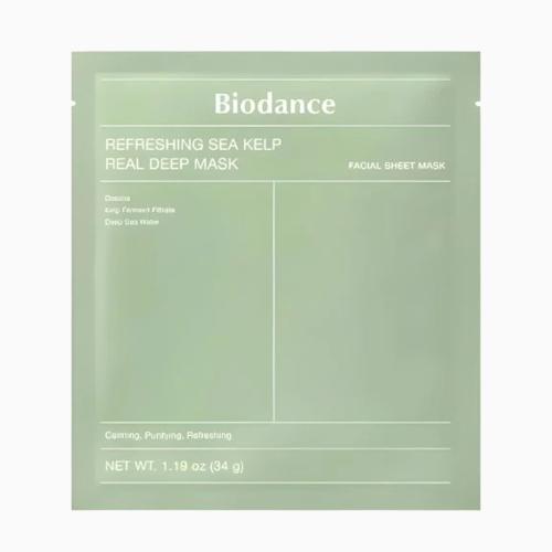 BIODANCE – Refreshing Sea Kelp Real Deep Mask – Osvěžující maska s fermentovanou mořskou řasou - 34 g