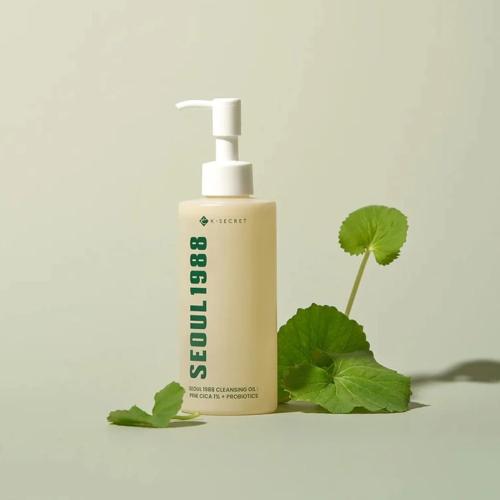 K-SECRET - SEOUL 1988 Cleansing Oil : Pine Cica 1% + Probiotics - Zklidňující odličovací olej s probiotiky - 200 ml