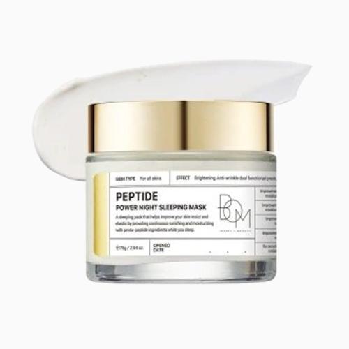 B.O.M. – Peptide Power Night Sleeping Mask – Noční peptidová maska - 75 g