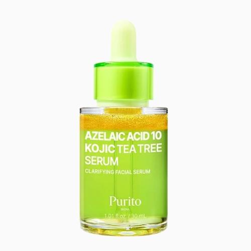 PURITO – Azelaic Acid 10 Kojic Tea Tree Serum – Rozjasňující a vyrovnávací pleťové sérum - 30 ml