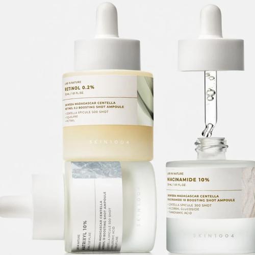 SKIN1004 - Madagascar Centella Retinol 0.2 Boosting Shot Ampoule - Retinolové sérum pro vyhlazení a obnovu pleti - 30 ml