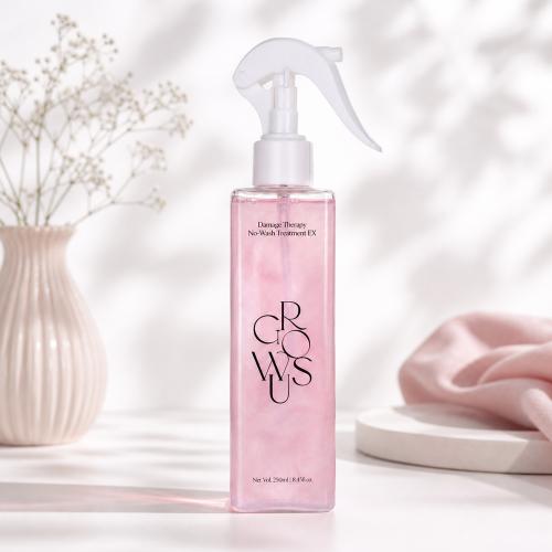 GROWUS - Damage Therapy No Wash Treatment EX - Bezoplachová péče pro okamžitě hladké a lesklé vlasy - 250 ml