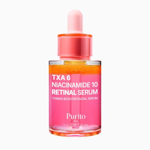 Purito – TXA 6 Niacinamide 10 Retinal Serum – Zpevňující a rozjasňující sérum - 30 ml