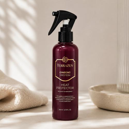TERRAZZEN - Ginseng Protein Heat Protector - Ochranný sprej proti teplu pro regeneraci a ochranu vlasů - 150 ml