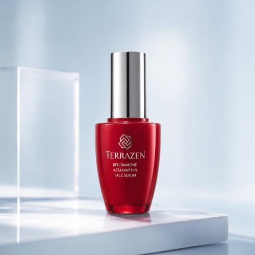 TERRAZEN - Red Diamond Astaxanthin Face Serum - Antioxidační sérum pro rozjasnění a pružnější pleť - 50 ml