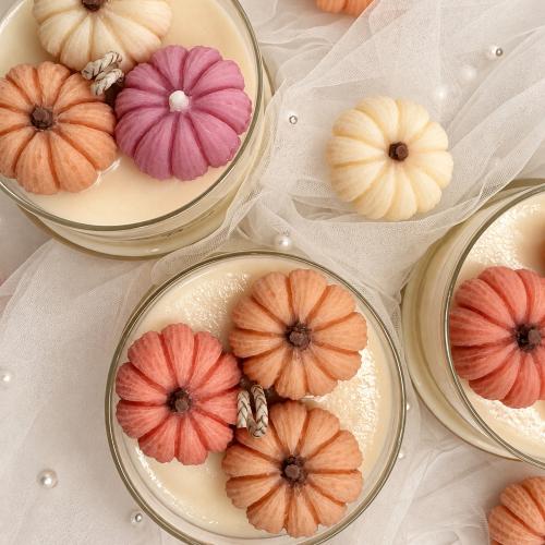 Pumpkin Blush - designová sójová svíčka