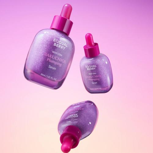 EQQUALBERRY - Bakuchiol Plumping Serum - Liftingové sérum s bakuchiolem a peptidy