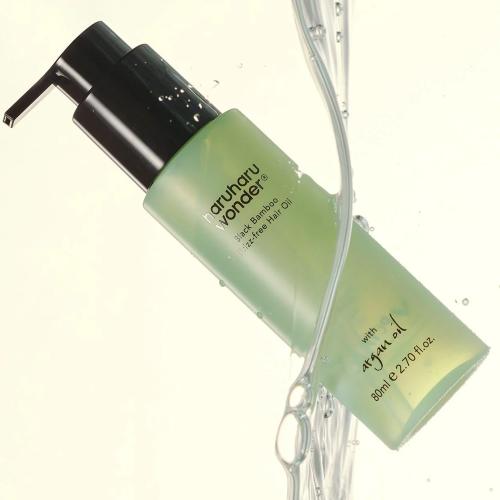 HARUHARU WONDER - Black Bamboo Frizz-Free Hair Oil - Vyhlazující olej na vlasy proti krepatění