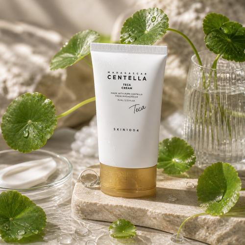 SKIN1004 - Madagascar Centella Teca Cream - Zklidňující krém proti začervenání a pigmentacím - 75 ml