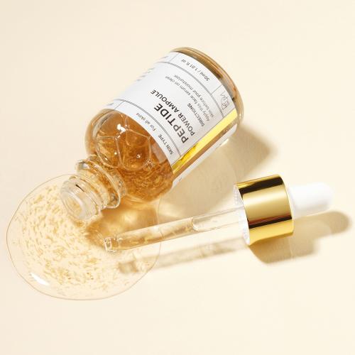 B.O.M. – Peptide Power Ampoule – Intenzivní sérum s peptidy, fermenty a 24K zlatem - 30 ml