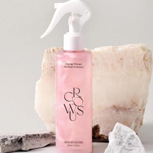 GROWUS - Damage Therapy No Wash Treatment EX - Bezoplachová péče pro okamžitě hladké a lesklé vlasy - 250 ml