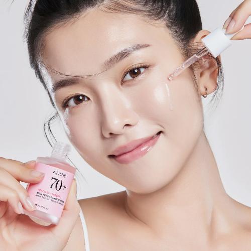 ANUA – Peach 70 + Niacin - Rozjasňující sérum s broskvovou vodou - 30 ml