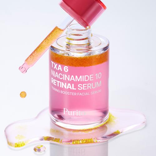 Purito – TXA 6 Niacinamide 10 Retinal Serum – Zpevňující a rozjasňující sérum - 30 ml