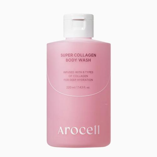AROCELL - Super Collagen Body Wash - Sprchový gel s kolagenem pro hladší a hydratovanou pokožku - 220 ml