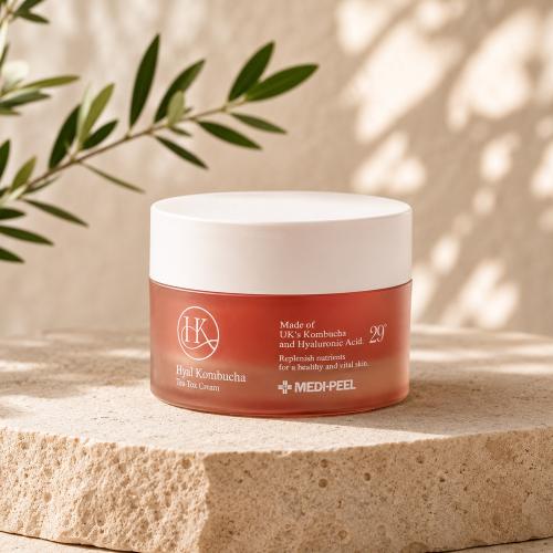 MEDIPEEL - Hyal Kombucha Tea-Tox Cream - Dvoufázový krém s kombuchou a ceramidy - 50 ml