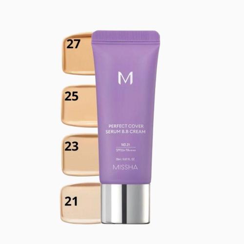 MISSHA - Perfect Cover Serum BB Cream SPF50+ PA+++ - Krycí BB krém se skincare efektem - 20 ml