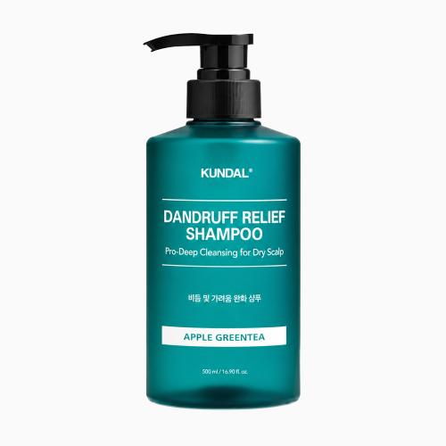 KUNDAL - Dandruff Relief Shampoo Apple Green Tea - Šampon proti lupům pro zdravou pokožku hlavy - 500 ml