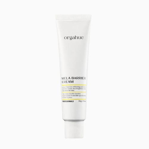 ORGAHUE – Mela Barrier Cream - Rozjasňující výživný krém proti pigmentovým skvrnám - 50 g