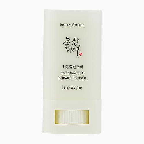 BEAUTY OF JOSEON – Matte Sun Stick: Mugwort + Camellia – Zmatňující ochranná tyčinka SPF 50+ PA++++ - 18g