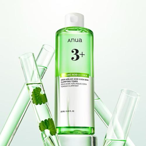 Anua – Azelaic Acid 3 Cica Skin Clarifying Toner – Čisticí tonikum s kyselinou azelaovou - 250 ml