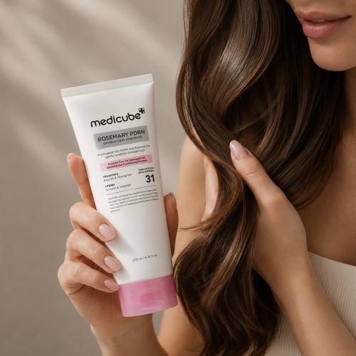 MEDICUBE - Rosemary PDRN Damage Care Hair Mask - Regenerační maska pro poškozené vlasy - 200 ml