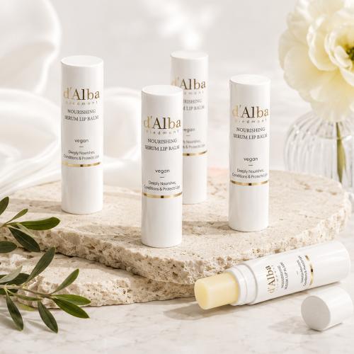 d'Alba - White Truffle Nourishing Serum Lip Balm - Vyživující sérum-balzám na rty