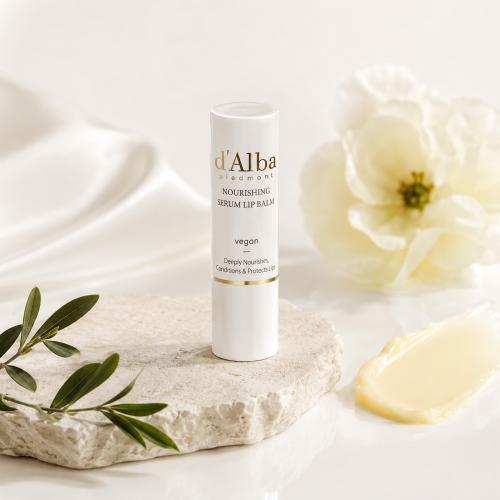 d'Alba - White Truffle Nourishing Serum Lip Balm - Vyživující sérum-balzám na rty